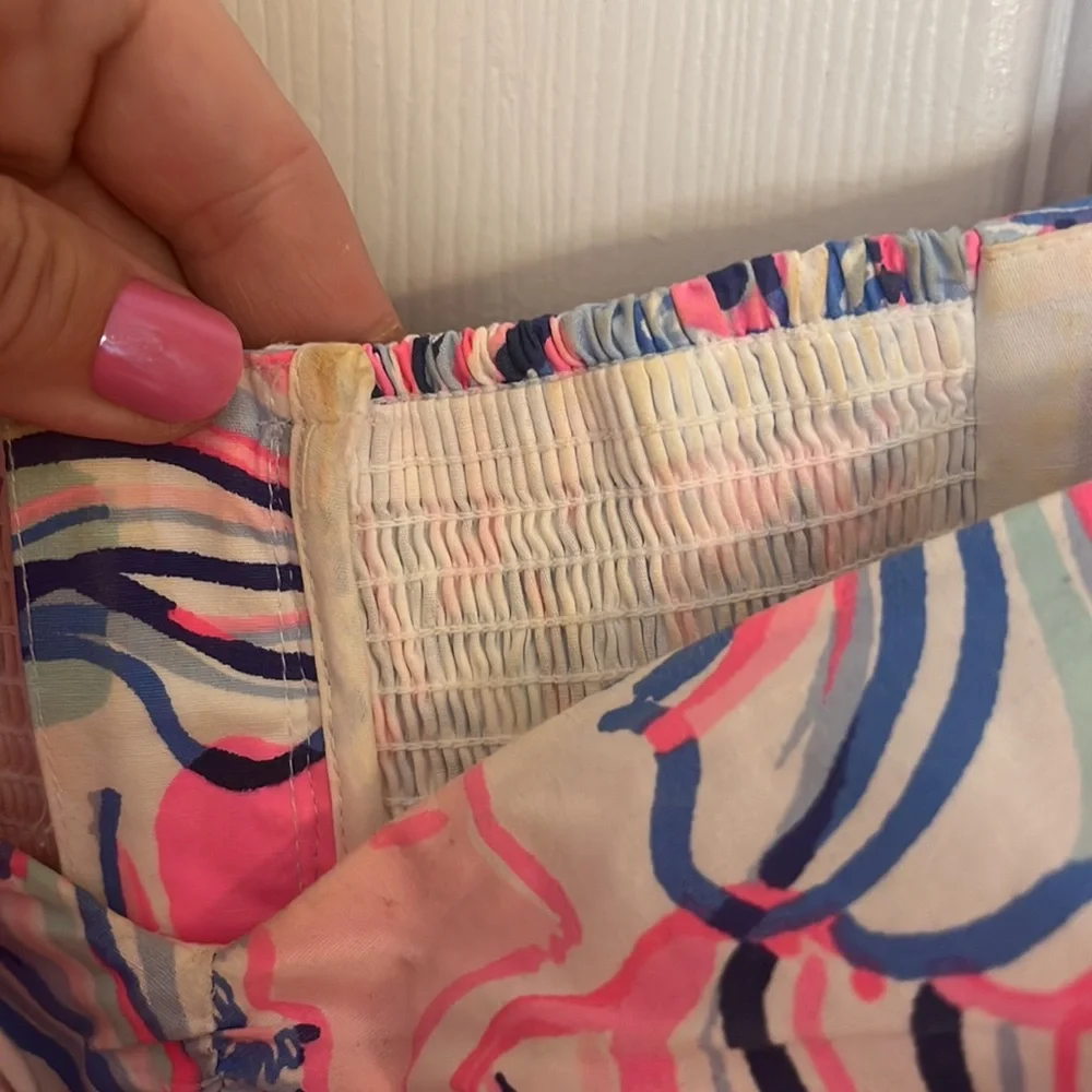 Puff sleeve Lilly Pulitzer sweetheart sheath dress - Picture 3 of 7